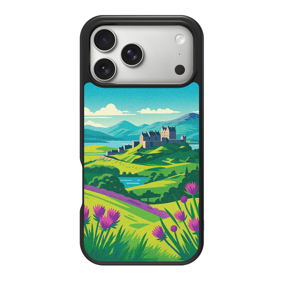 Scotland design back view – iPhone 18 Pro case