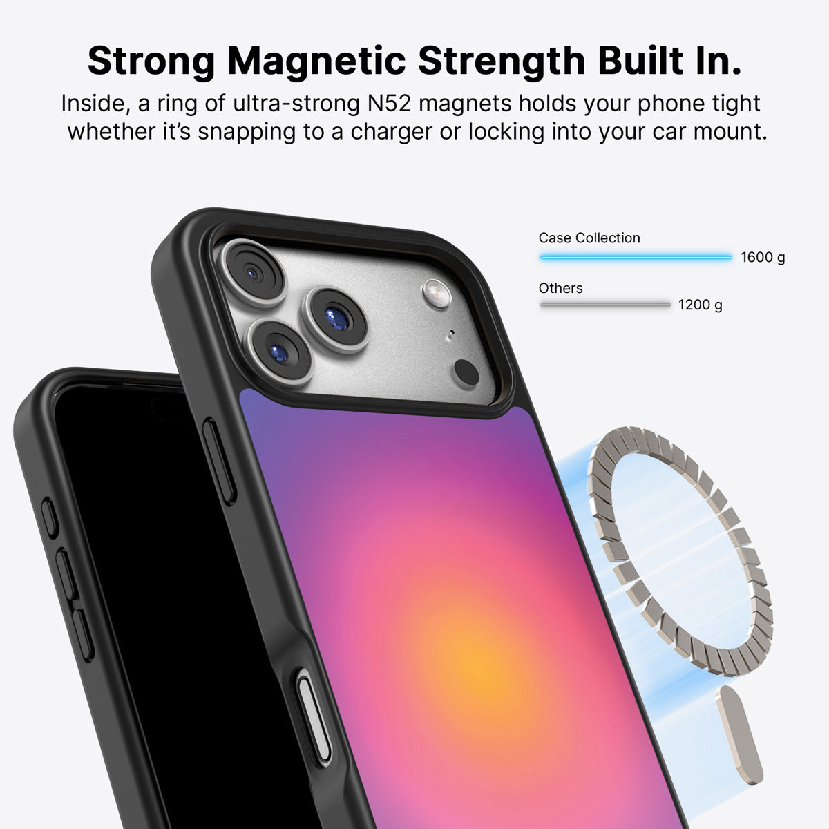 iPhone 18 Pro Max MagSafe case – Aura Glow design