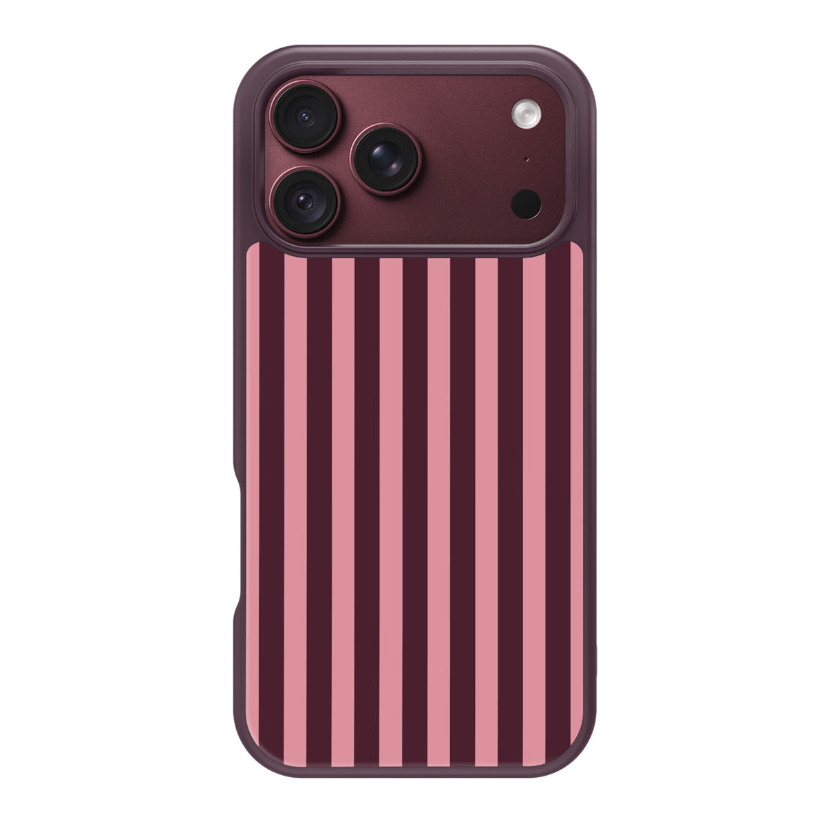 Candy Column design back view – iPhone 18 Pro Max case