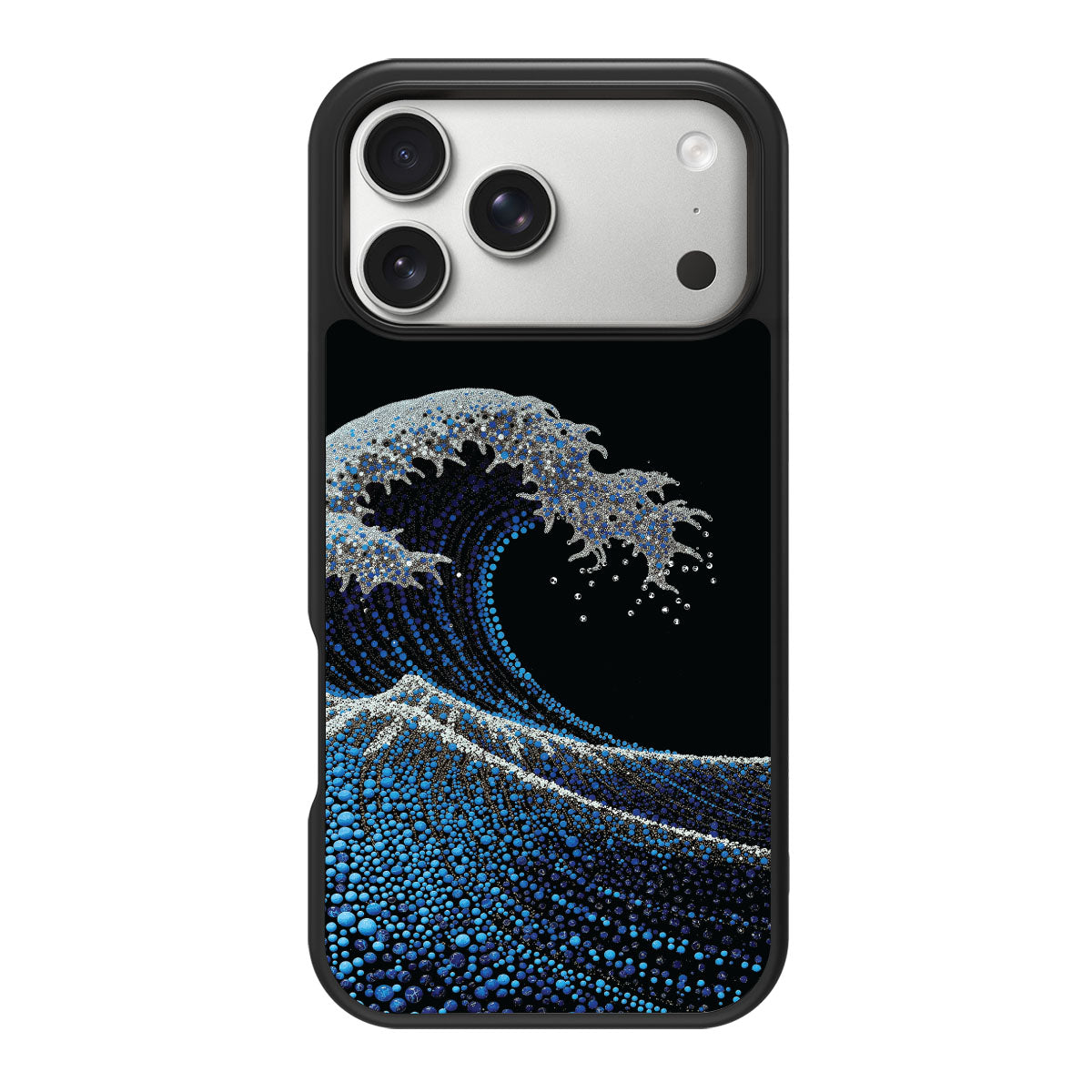 Japanese Designer iPhone 18 Pro Max Case – Midnight Tide | MagSafe