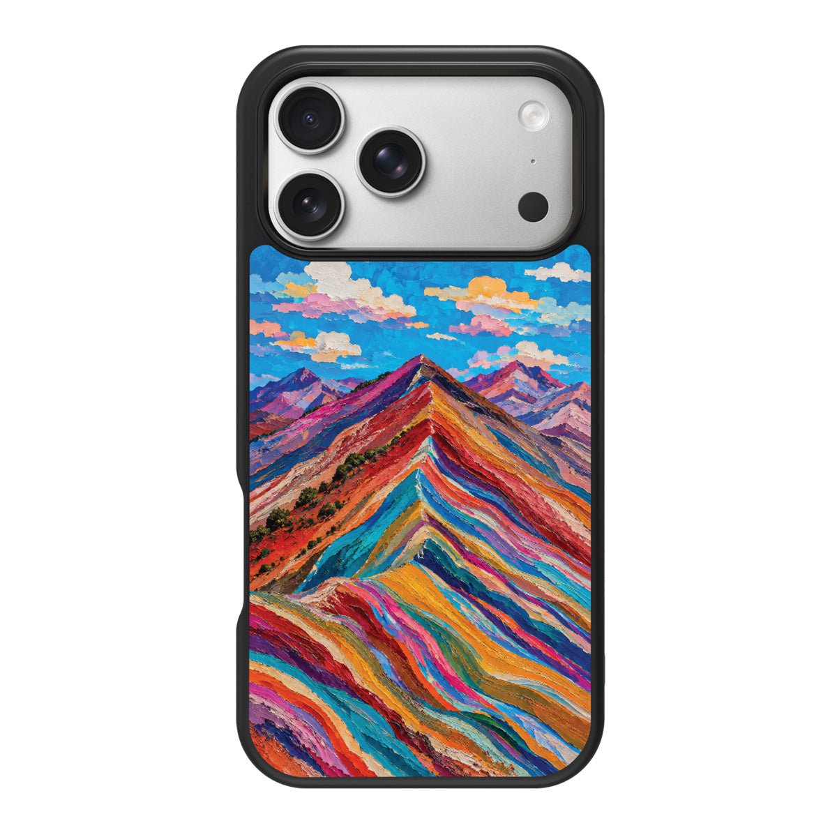 Spectrum Ridge design back view – iPhone 18 Pro Max case
