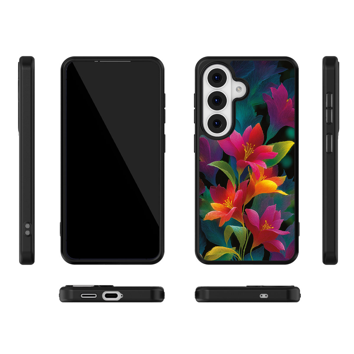 Jungle Bloom Samsung Galaxy S26 Plus case – multi-angle view