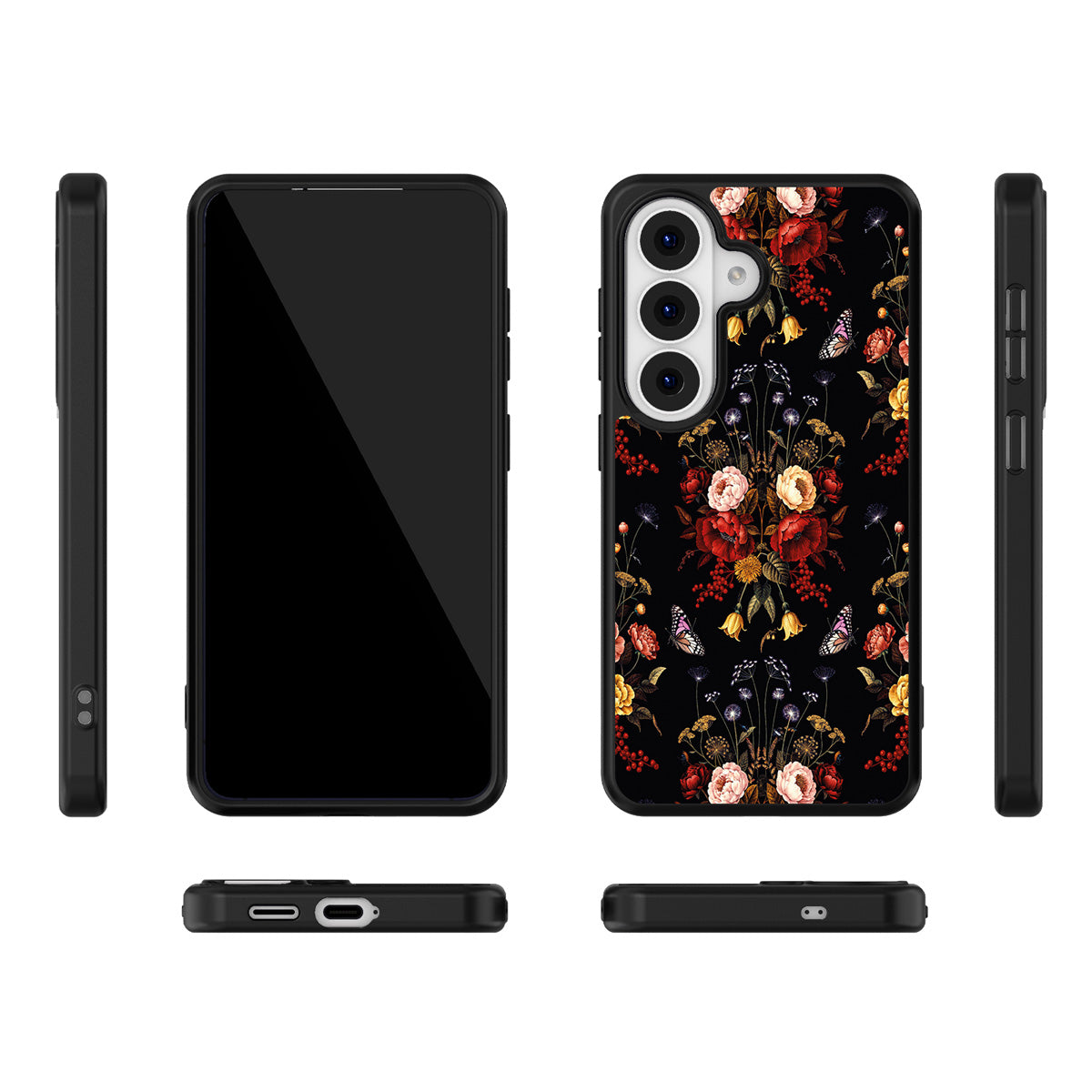 Kelmscott Bloom Samsung Galaxy S26 case – multi-angle view
