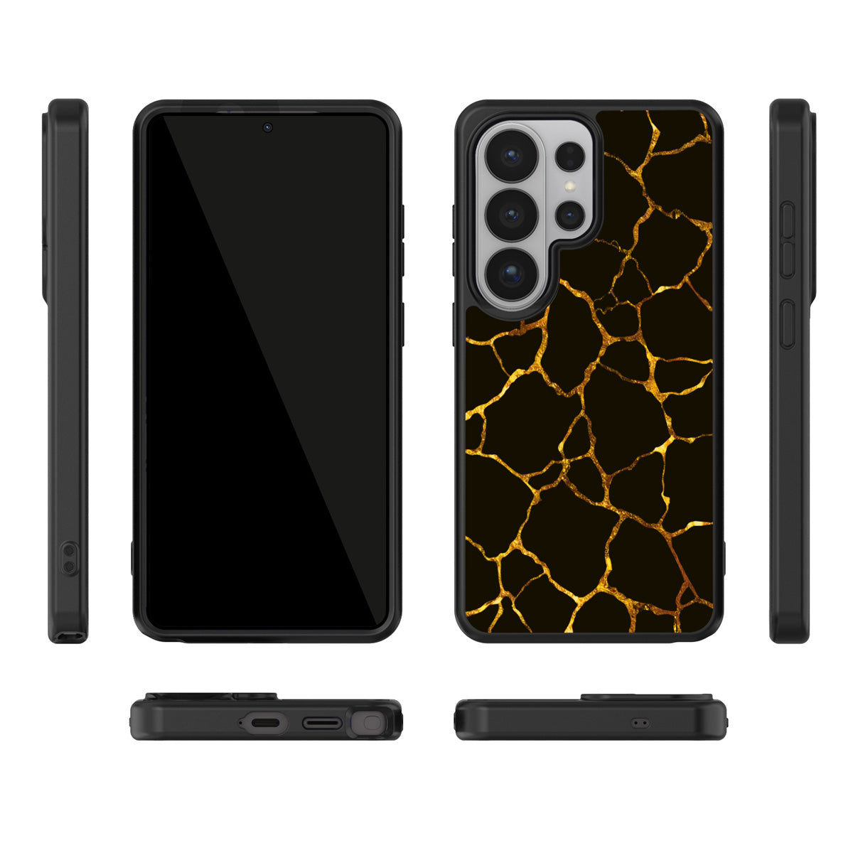 Kintsugi Samsung Galaxy S26 Ultra case – multi-angle view