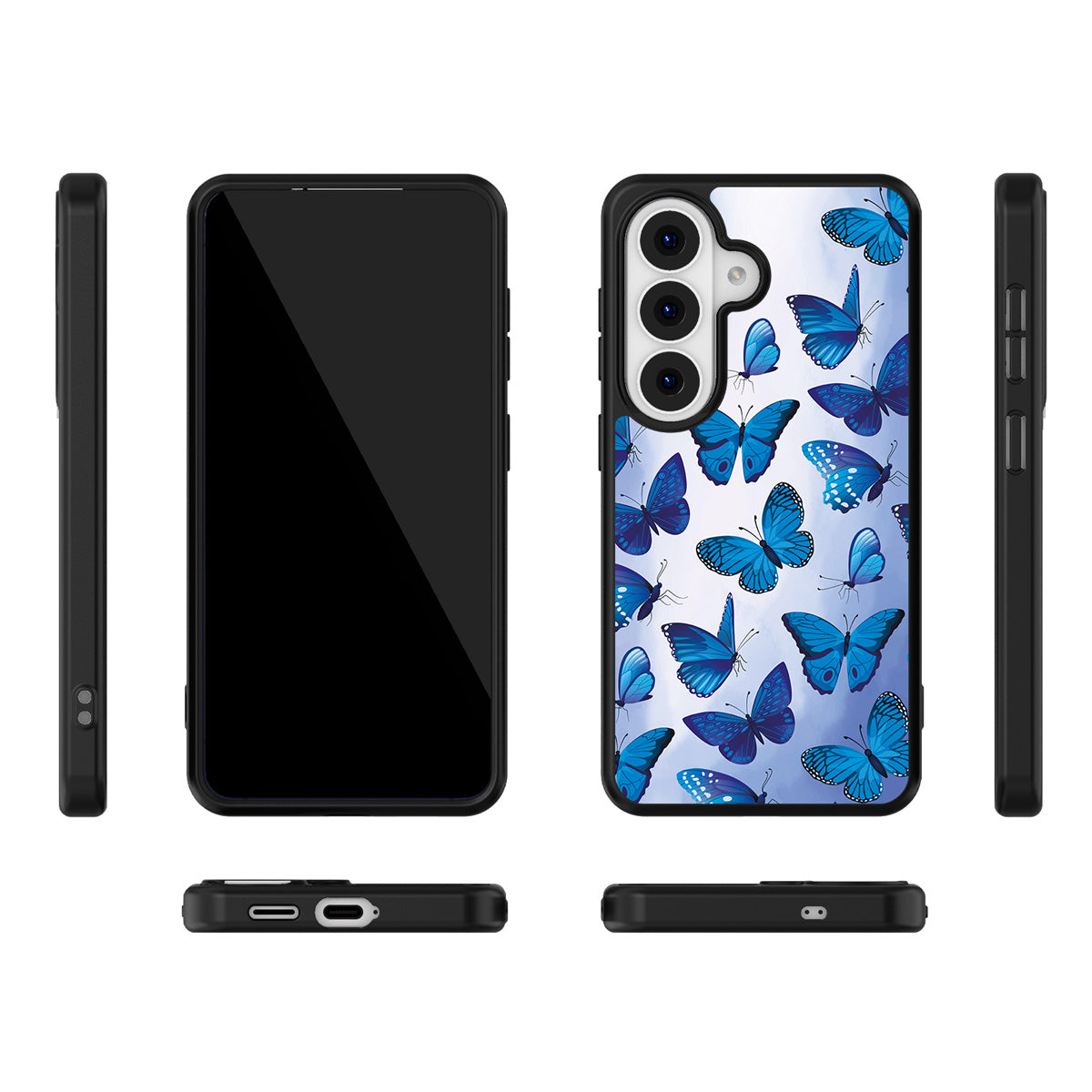 Magic Butterflies Samsung Galaxy S26 Plus case – multi-angle view