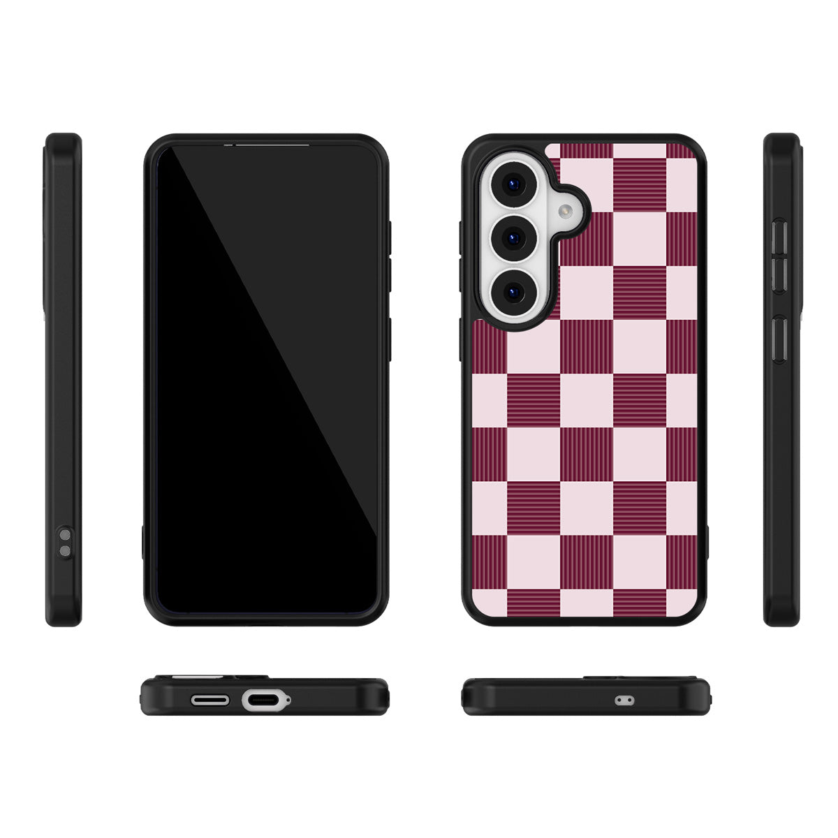 Majestic Mosaic Samsung Galaxy S26 case – multi-angle view