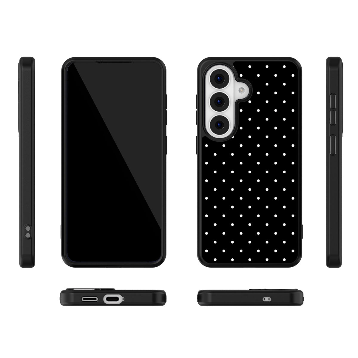 Midnight Confetti Samsung Galaxy S26 Plus case – multi-angle view
