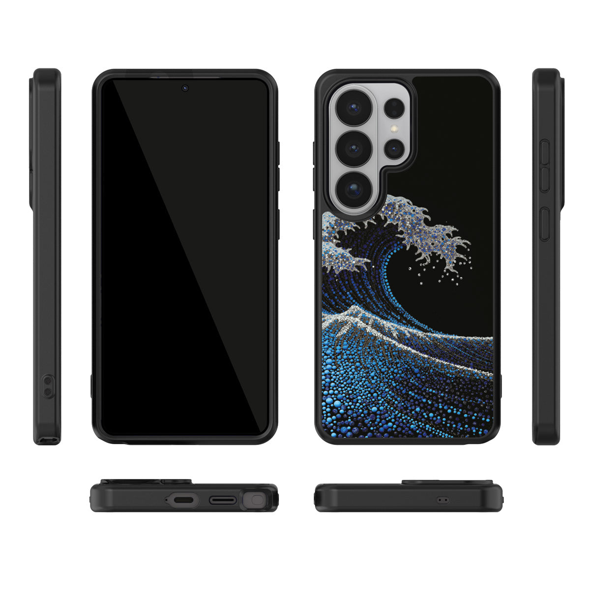 Midnight Tide Samsung Galaxy S26 Ultra case – multi-angle view