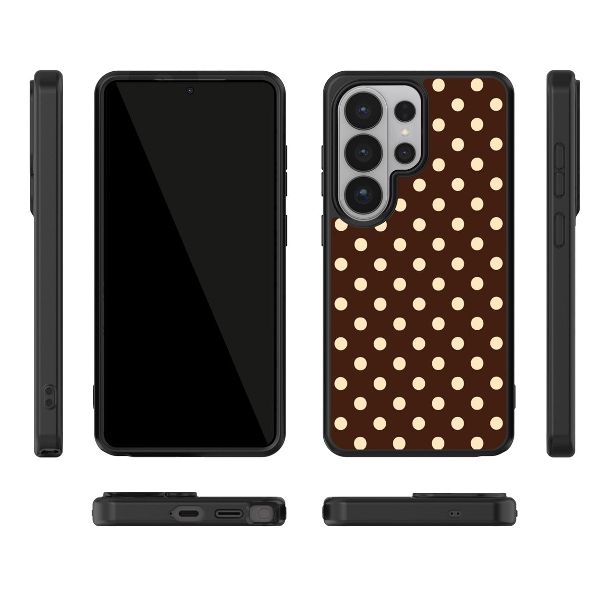Nutty Choco Samsung Galaxy S26 Ultra case – multi-angle view
