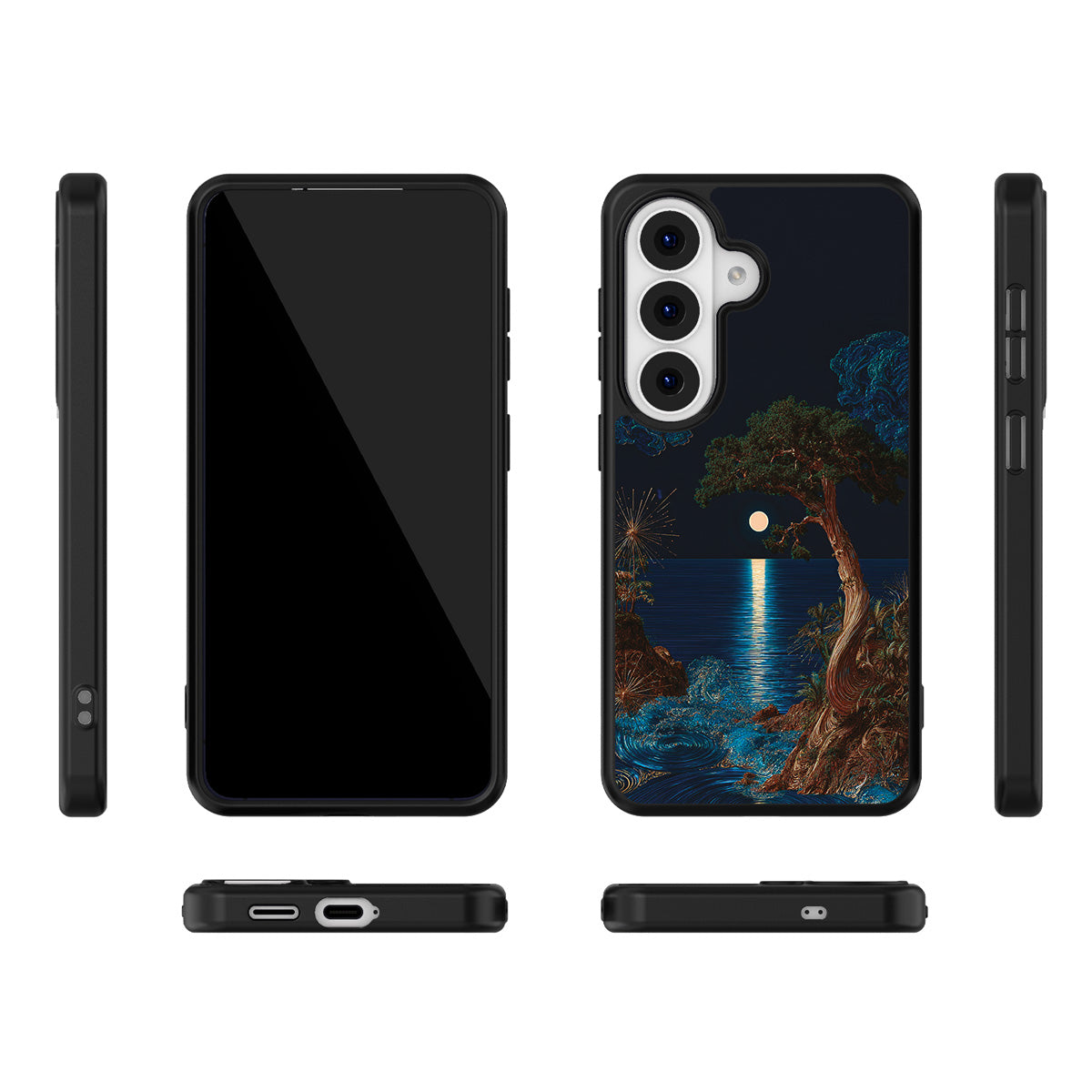Quiet Moon Samsung Galaxy S26 Plus case – multi-angle view
