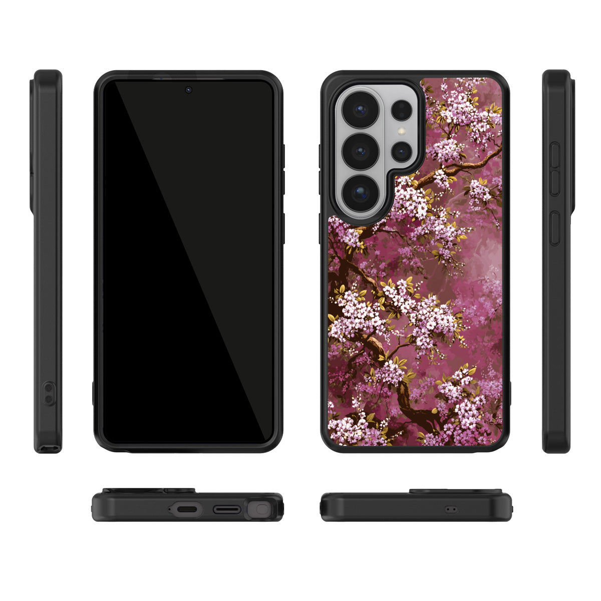 Rose Whisper Samsung Galaxy S26 Ultra case – multi-angle view