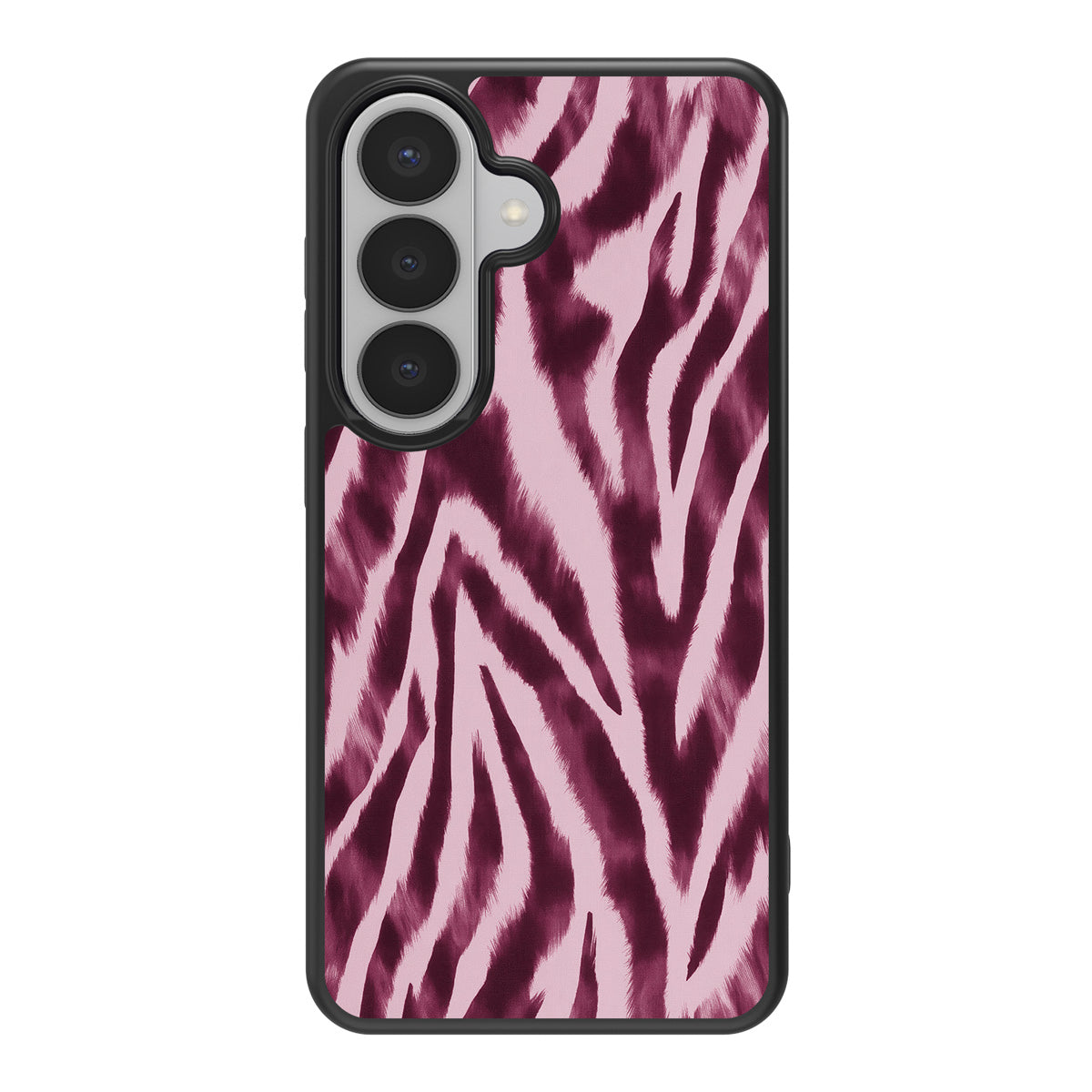 Sangria Zebra design back view – Samsung Galaxy S26 case