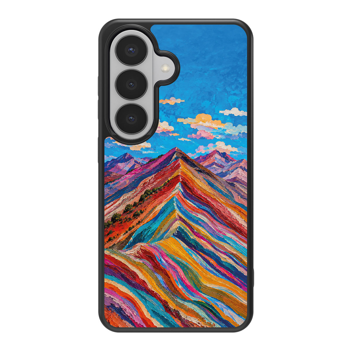 Spectrum Ridge design back view – Samsung Galaxy S26 case
