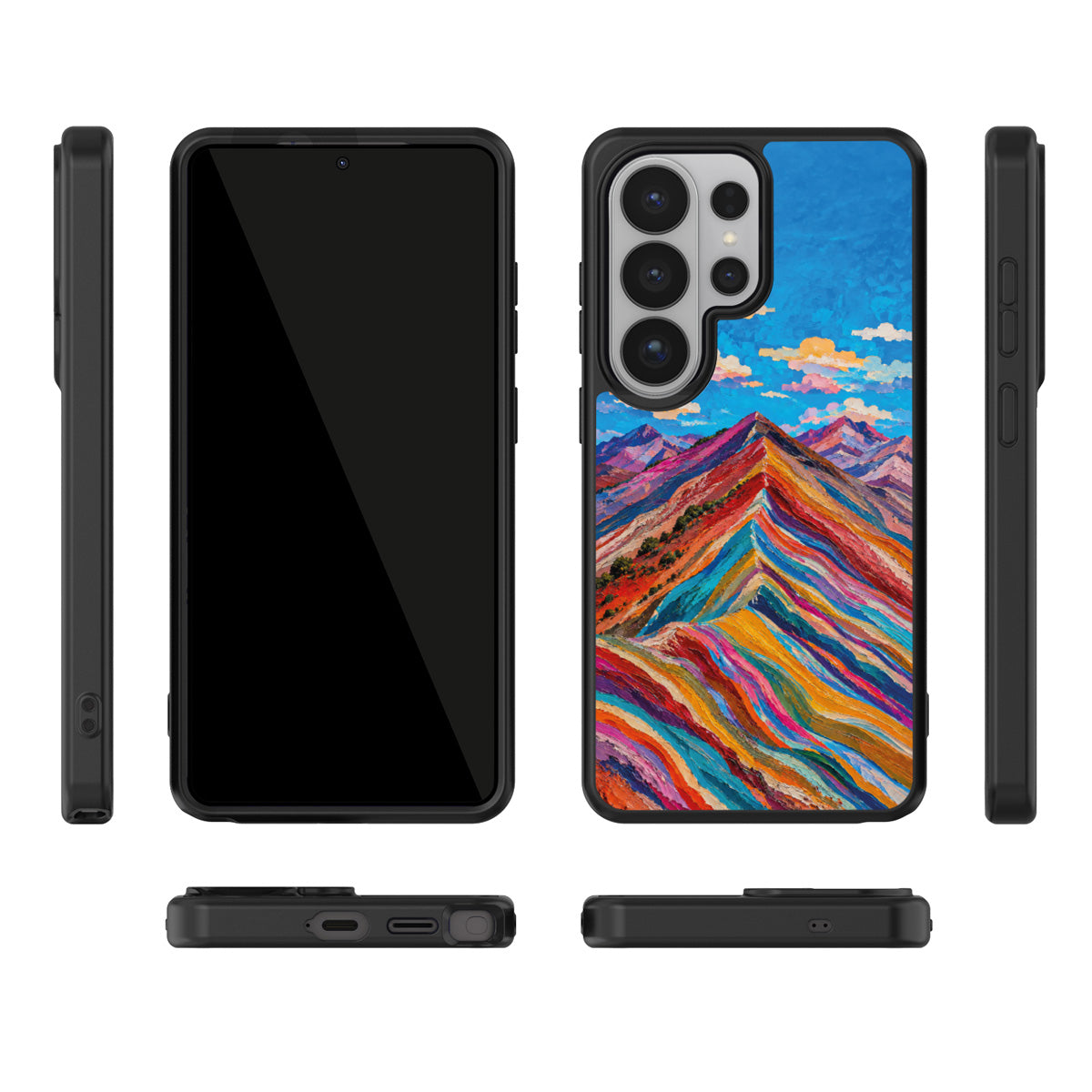 Spectrum Ridge Samsung Galaxy S26 Ultra case – multi-angle view