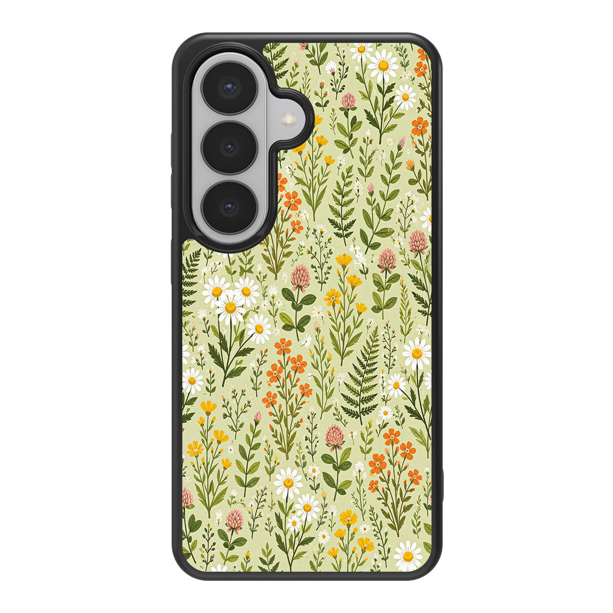 Wildflower Meadow design back view – Samsung Galaxy S26 case